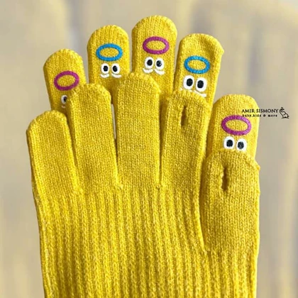 دستکش بچگانه زمستانی فانتزی