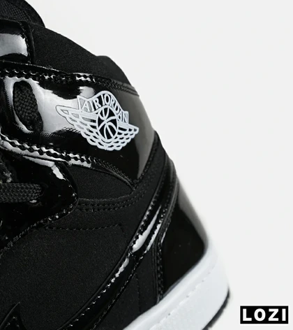 کفش کتانی ساق‌دار مردانه و زنانه مشکی NIKE jordan 1 مدل 6520