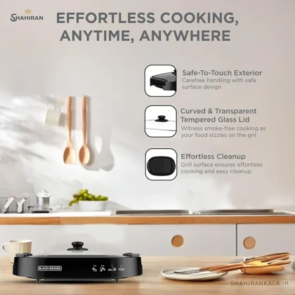 گریل برقی بلک اند دکر مدل BLACKDECKER GH1500
