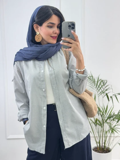 مانتو راه راه ترندی