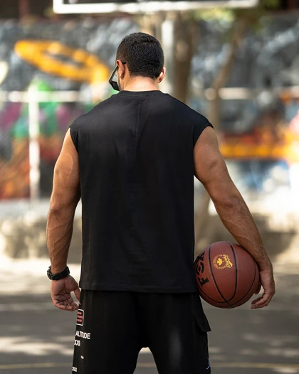 رکابی ورزشی وست JORDAN 23 مشکی