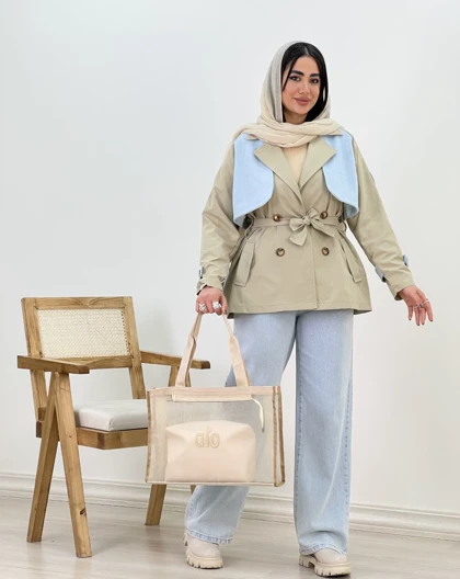 بارانی ترکیبی مهسان(3)کد:4363