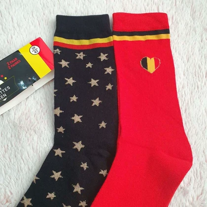 جوراب ساق بلند لیدل کد Z-GD11 مجموعه 2 عددی