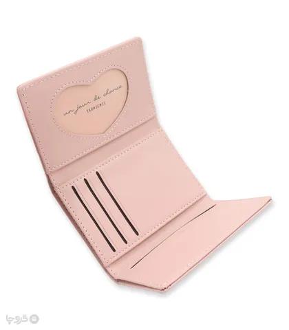 کیف پول دخترانه تاشو دکمه دار Taomicmic تائومیک میک کد Y8395 طرح گربه
