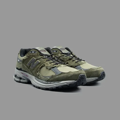 نیوبالانس 2002r پروتکشن پک سبز سدری New Balance 2002r Protection Pack Dark Moss