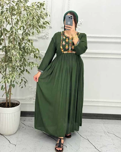 پیراهن گلدوزی رزیتا 6045