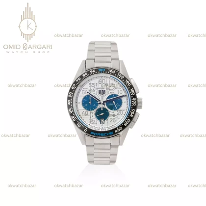 ساعت مچی تگ هویر پورش سیلور صفحه سفید Tag Heuer Porsche