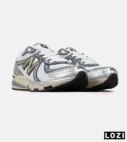 کفش کتانی مردانه و زنانه سفید کرم New Balance 860 V.02 مدل 7531