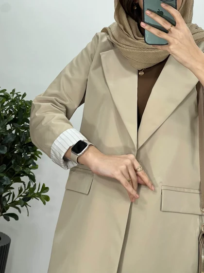 بارانی کتی آستردار شمیم 1(ایراد دار)