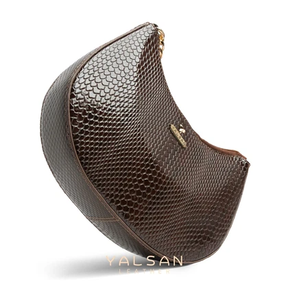 کیف دوشی زنانه چرم یلسان مدل دلسا کد 077-MRV