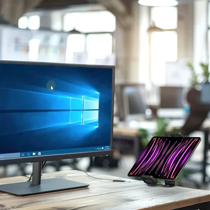 هولدر موبایل و تبلت پورودو Porodo مدل PD-HSM03 اتصال به لبه میز