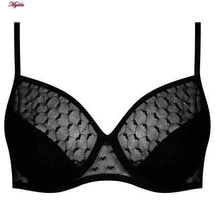 ست شورت و سوتین زنانه مدل فنردار مشکی برتا کد 5110-2430-HB