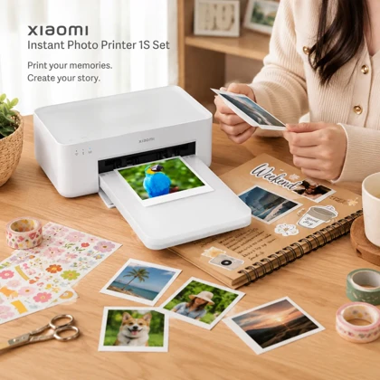 پرینتر عکس فوری شیائومی Xiaomi مدل 1S Set ZPDYJ03HT چاپ 3 و 6 اینچ