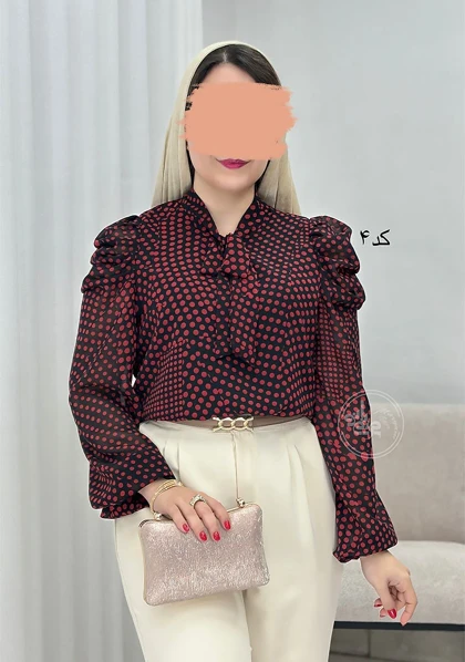 شومیز حریر شارلوت