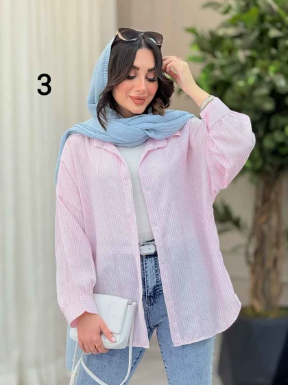 شومیز طرح دار دایانا