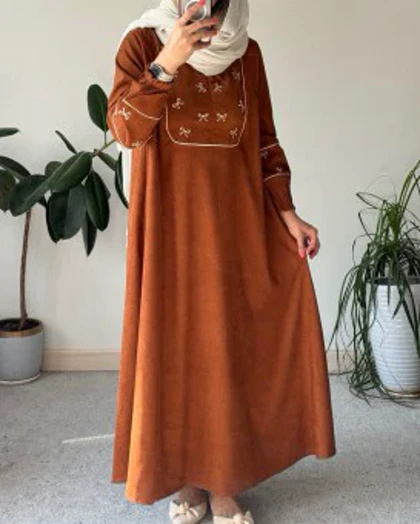 مانتو عبایی پاپیون 2