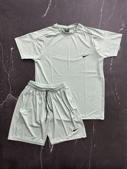 پکیج کد E1151 شامل تیشرت و شلوارک نایکی با 6 رنگ خفن🔥😎