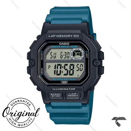 ساعت کاسیو مردانه WS-1400H-3AV اصل بند آبی Casio-11835-G