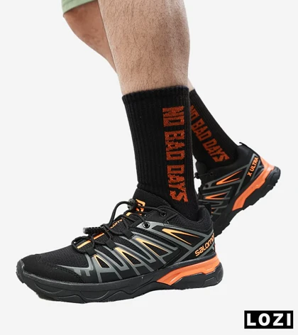 کفش کتانی بزرگ پا مشکی نارنجی سالومون Salomon X ULTRA