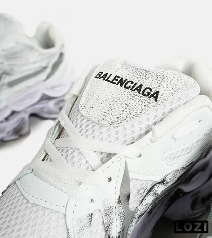 کفش کتانی مردانه و زنانه سفید طوسی Balenciaga