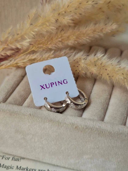 گوشواره حلقه نگین‌دار ژوپینگ M59