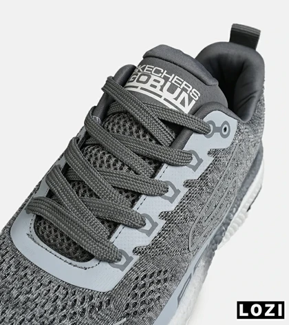 کفش کتانی طبی ورزشی طوسی SKECHERS Propulsion مدل 7886