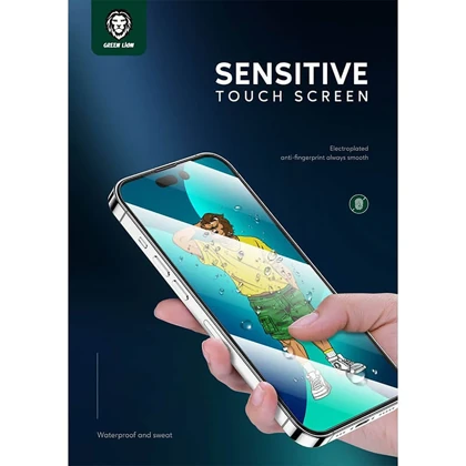 گلس آیفون 14 پلاس گرین‌لاین Green Lion GN3DSHD14M