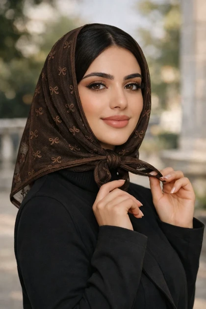 مینی اسکارف پاپیون کد 80106