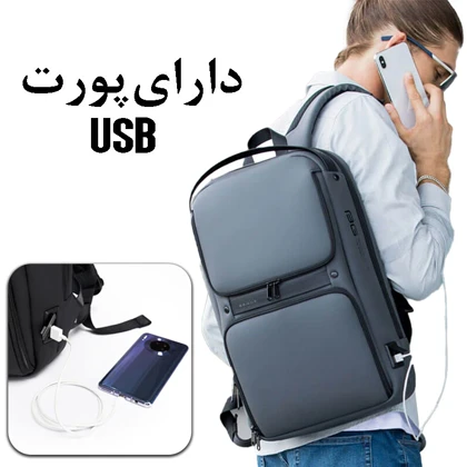 کیف کوله پشتی لپ تاپ 15.6 اینچی اورجینال بنج BANGE 7261