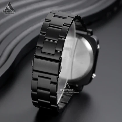 ساعت تی انجین مشکی T-Engine Drum Roller 40K