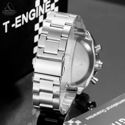 ساعت تی انجین استیل T-Engine Drum Chrono 3939