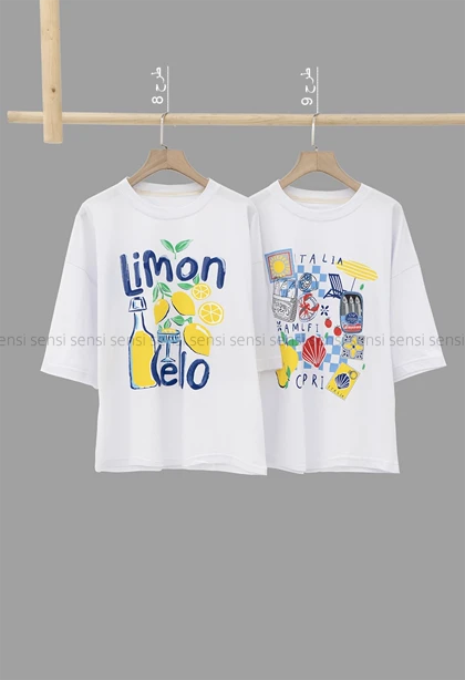 تیشرت باکسی چاپی کد1006267