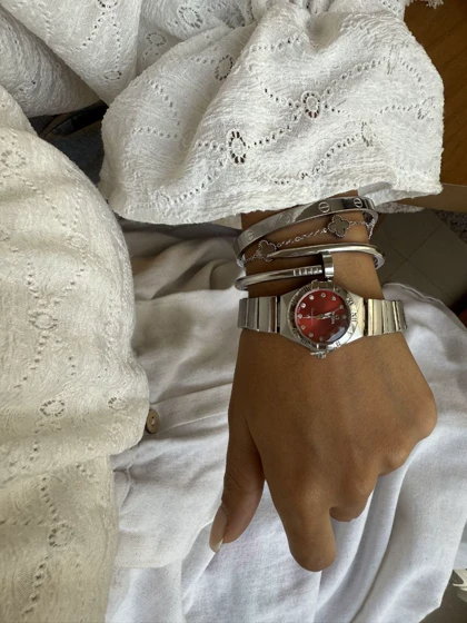 ساعت مچی زنانه امگا کانسیلیشن رنگ صفحه مشکی