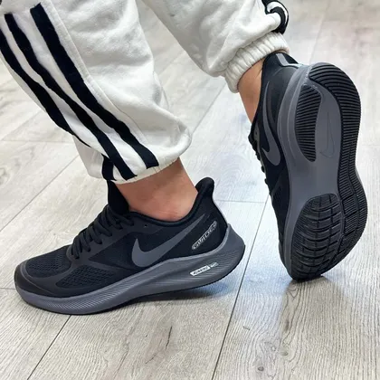 کتانی ست مردانه زنانه مدل نایک گاید nike guide رانینگ های کپی رنگ مشکی