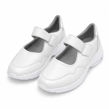 کفش چرم طبیعی زنانه کتانی کد 815