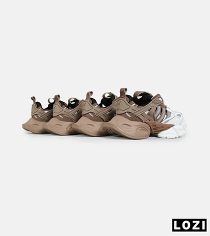 کفش کتانی مردانه و زنانه قهوه ای سفید ADIDAS performance x9000l4