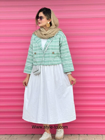 ست کت سارافون نبات 325