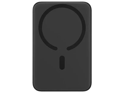 پاوربانک مغناطیسی باسئوس Magnetic mini ظرفیت 5000 میلی‌آمپر ساعت با شارژ بی‌سیم
