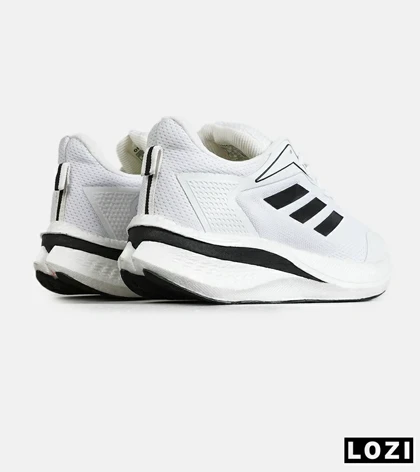 کفش کتانی مردانه و زنانه سفید مشکی Adidas Quester Tnd مدل 7809
