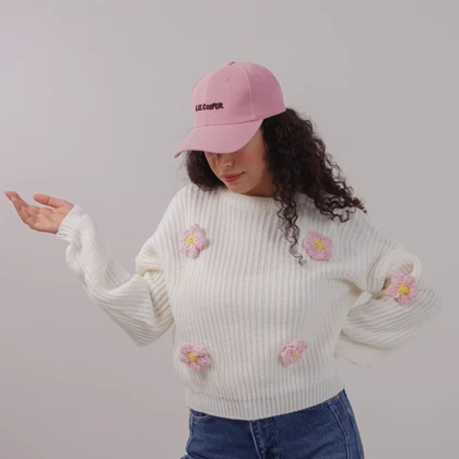 بافت گل برجسته