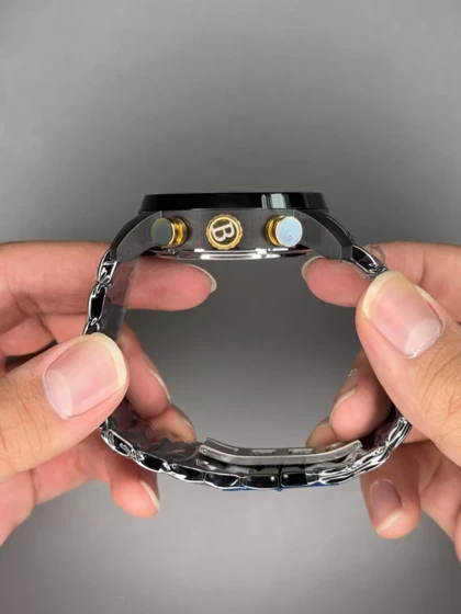 ساعت مچی مردانه بولگاری کورنوگراف بند مشکی Bvlgari