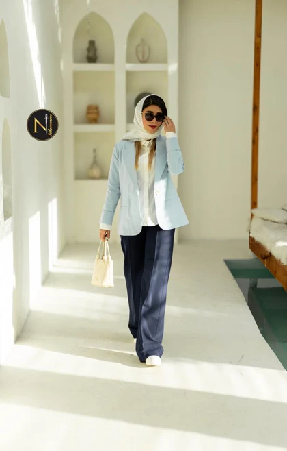 کت لینن نور