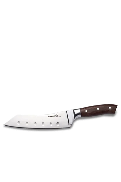 چاقوی سرآشپز KORKMAZ مدل Santoku فولادی - 17,5 سانتی‌متر
