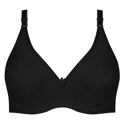 سوتین زنانه پانیذ مدل فنردار مشکی کد 22205