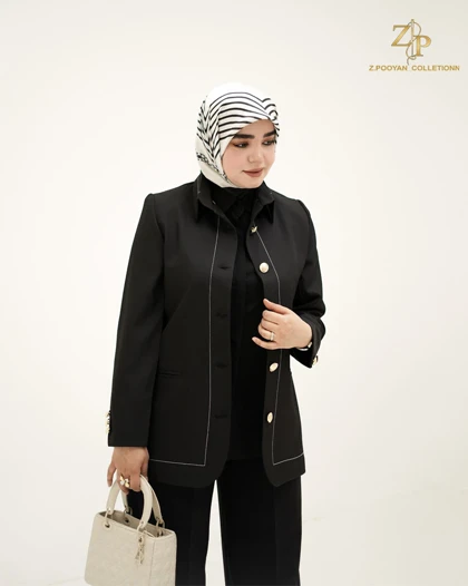 کت و شلوار زنانه کرپ مایسا