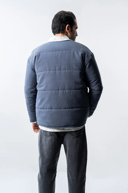 کاپشن بیسیک یقه گرد مردانه