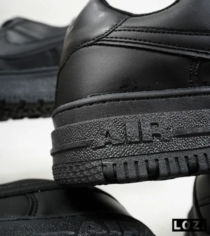 کفش کتانی بزرگ پا مشکی نایک NIKE AIR FORCE مدل 4101