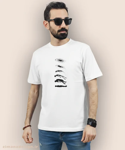 تیشرت مردانه و زنانه طرح سفر به بینهایت