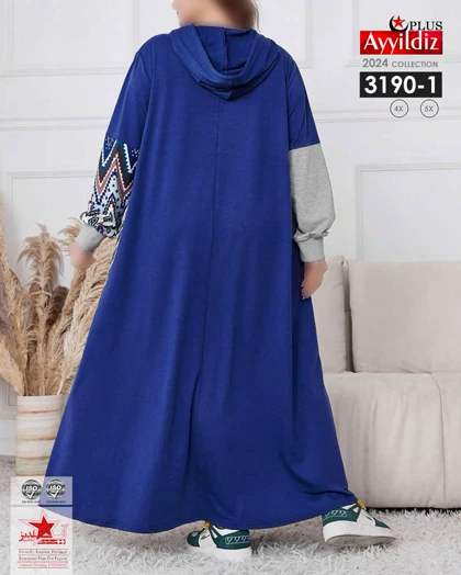 هودی لانگ خاص زنانه سایز بزرگ کد 3190