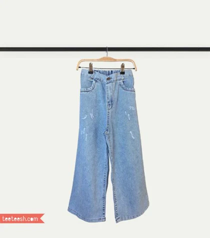 شلوار جین واید روشن